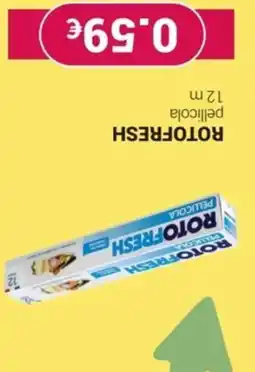 Tigotà ROTOFRESH pellicola 12 m offerta