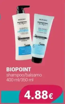 Tigotà BIOPOINT shampoo/balsamo offerta