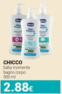 Tigotà CHICCO baby moments bagno corpo offerta