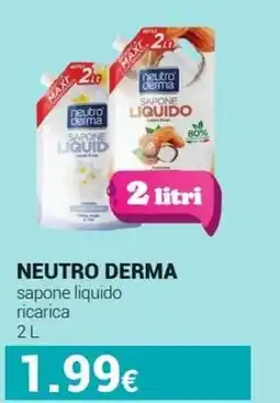 Tigotà NEUTRO DERMA sapone liquido ricarica offerta