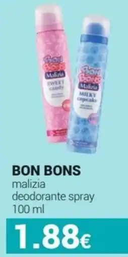 Tigotà BON BONS malizia deodorante spray offerta