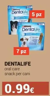 Tigotà DENTALIFE oral care snack per cani offerta