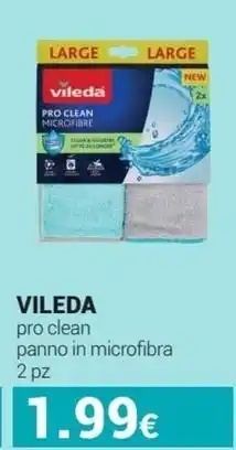 Tigotà VILEDA pro clean panno in microfibra offerta