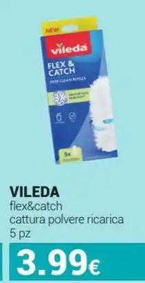 Tigotà VILEDA flex&catch cattura polvere ricarica offerta