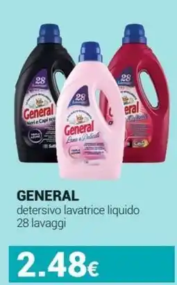 Tigotà GENERAL detersivo lavatrice liquido offerta