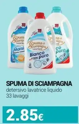 Tigotà SPUMA DI SCIAMPAGNA detersivo lavatrice liquido offerta