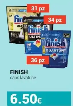 Tigotà FINISH caps lavatrice offerta