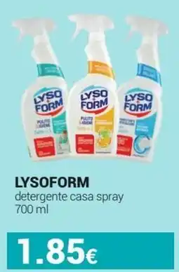 Tigotà LYSOFORM detergente casa spray offerta