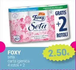 Tigotà FOXY seta carta igienica offerta