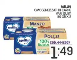 Eurocash Mellin omogeneizzati di carne offerta
