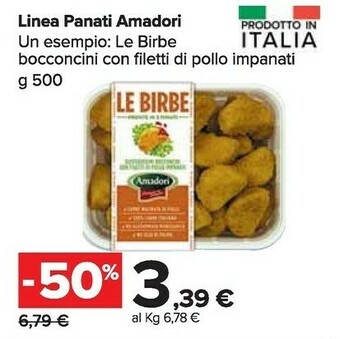 Carrefour Market Le birbe bocconcini di pollo 500 g(ml) offerta
