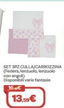 Bimbo Store Lenzuola offerta