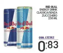 Eurocash Red bull energy drink classica/senza zuccchero offerta