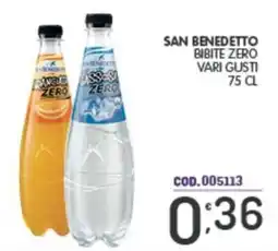 Eurocash San benedetto bibite zero offerta