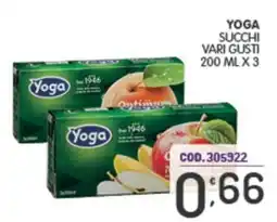 Eurocash Yoga succhi offerta