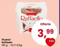 Eurospar 18 pezzi Raffaello offerta