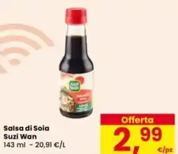 Eurospar Salsa di soia Suzi Wan offerta