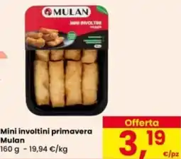 Eurospar Mini involtini primavera Mulan offerta