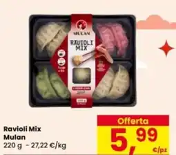 Eurospar Ravioli Mix Mulan offerta