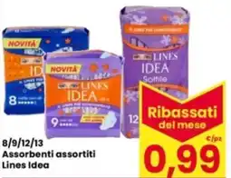Eurospar Assorbenti Lines Idea offerta