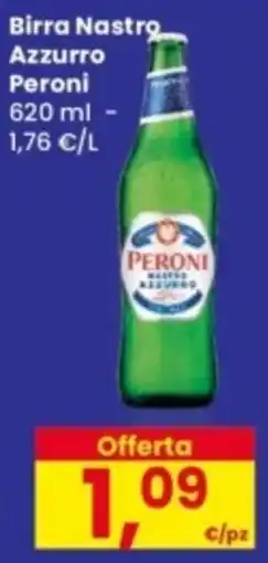 Eurospar Birra Nastro Azzurro Peroni offerta