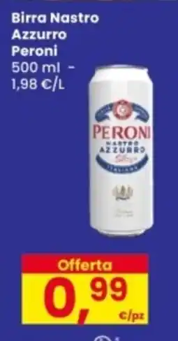 Eurospar Birra Nastro Azzurro Peroni offerta