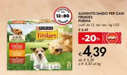 Bennet Alimento umido per cani FRISKIES PURINA conf. da 12 offerta