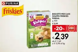 Bennet Biscotti per cani shapes FRISKIES PURINA offerta
