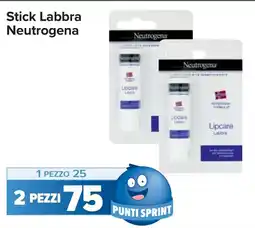 Carrefour Stick Labbra Neutrogena offerta