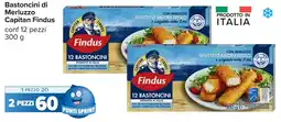 Carrefour Bastoncini di Merluzzo Capitan Findus conf 12 pezzi offerta