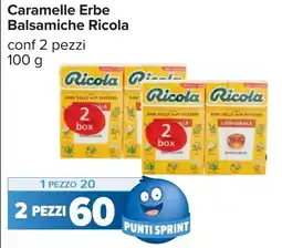 Carrefour Caramelle Erbe Balsamiche Ricola offerta