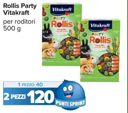Carrefour Rollis Party Vitakraft per roditori offerta