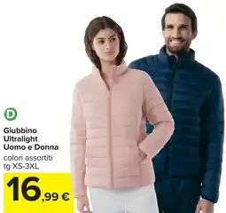 Carrefour Giubbino Ultralight Uomo e Donna offerta