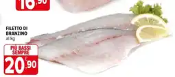 Iperal Filetto di branzino al kg offerta