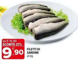 Iperal Filetti di sardine al kg offerta