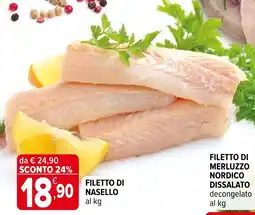 Iperal Filetto di nasello al kg offerta