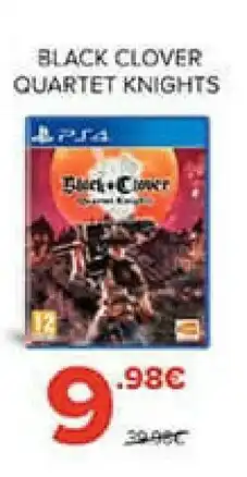 Gamestop Ps4 black clover quartet knights offerta
