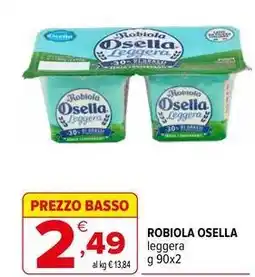 Iperal Robiola osella offerta