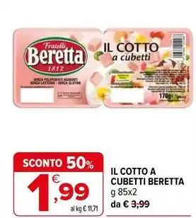 Iperal Il cotto a cubetti BERETTA offerta