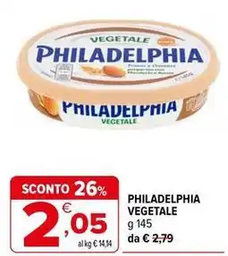 Iperal Philadelphia vegetale offerta