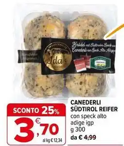 Iperal Canederli südtirol REIFER offerta