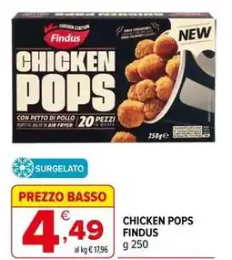 Iperal Chicken pops FINDUS offerta