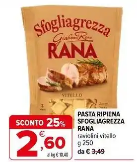 Iperal Pasta ripiena sfogliagrezza RANA offerta