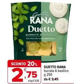Iperal Duetto RANA offerta