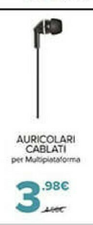Auricolari cablati
