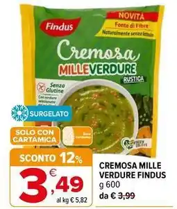 Iperal Cremosa mille verdure FINDUS offerta
