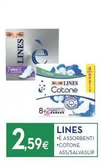 Proshop Lines è assorbenti cotone ass/salvaslip offerta