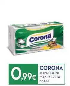 Proshop Corona tovaglioni maxiscorta 33x33 offerta