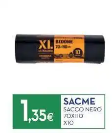 Proshop Sacme sacco nero 70x110 offerta