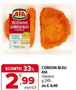 Iperal Cordon bleu ΑΙΑ classico offerta